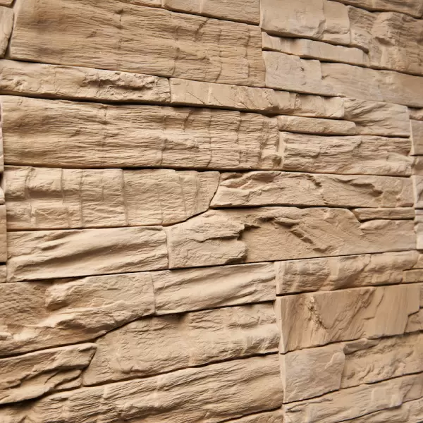 Мадрид — декоративный гипсовый камень для внутренней отделки, фактура Скала, сланец