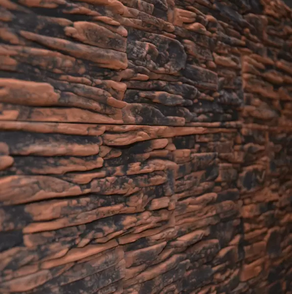 04П4 Декоративный камень Сахара фото, фото отделки, фото на фасаде