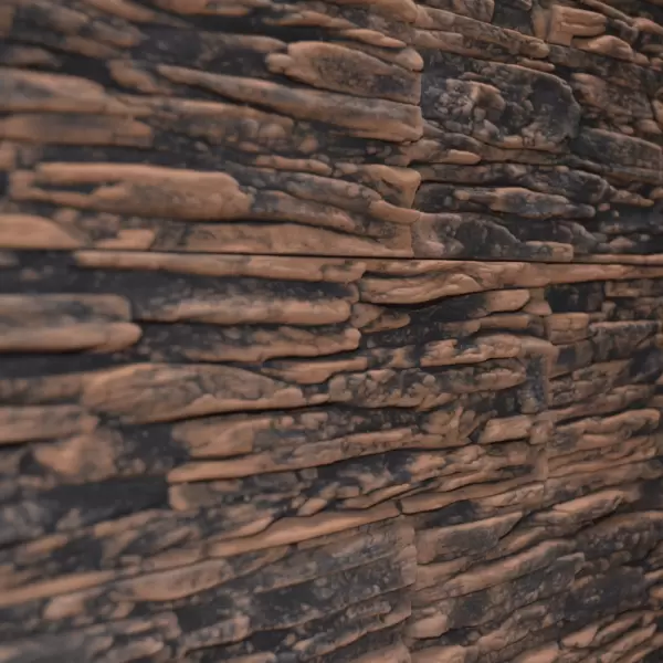 04П3 Декоративный камень Сахара фото, фото отделки, фото на фасаде