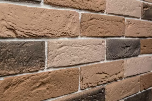 Женева — декоративный гипсовый камень для внутренней отделки, фактура Кирпич