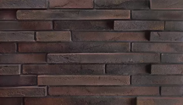 Комбинация половинок кирпича и плитки (3D кладка) для стен, фасада и цоколя Комбинация половинок кирпича и плитки (3D кладка)