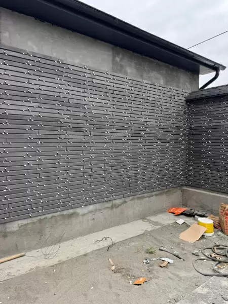 Фасадная плитка Лонг 201 (Ригель) фото, фото отделки, фото на фасаде