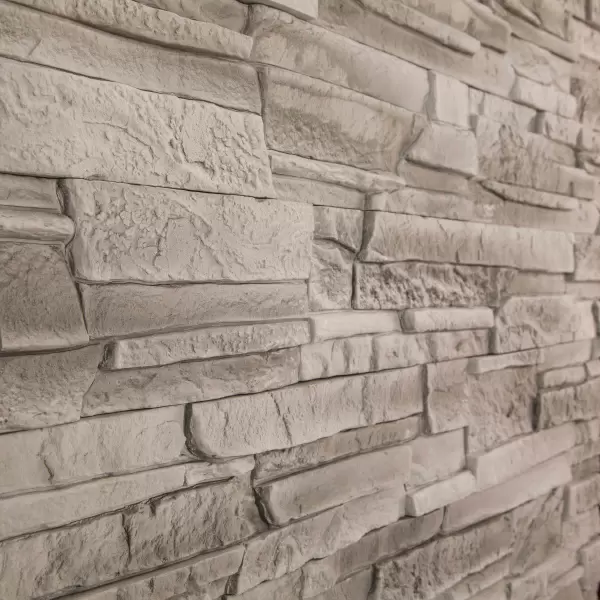 Монтре — декоративный гипсовый камень для внутренней отделки, фактура Скала, сланец