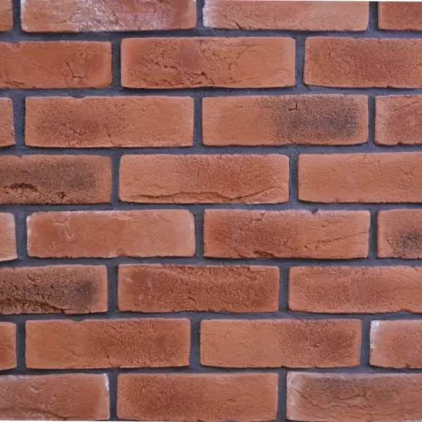 07П5 Декоративный камень Византийский кирпич фото, фото отделки, фото на фасаде