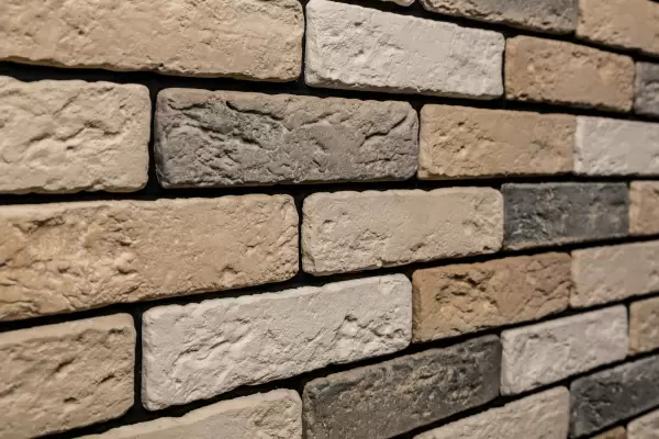 Токио — декоративный гипсовый камень для внутренней отделки, фактура Кирпич