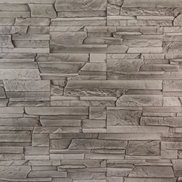 Монтре — декоративный гипсовый камень для внутренней отделки, фактура Скала, сланец