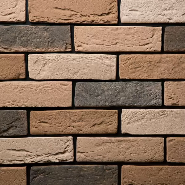 Женева — декоративный гипсовый камень для внутренней отделки, фактура Кирпич