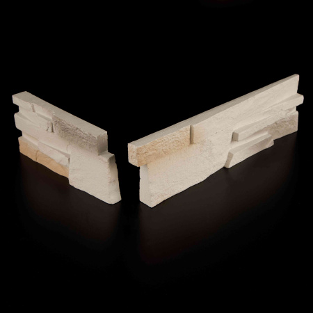 Вирджиния — декоративный гипсовый камень для внутренней отделки, фактура Угловой элемент 