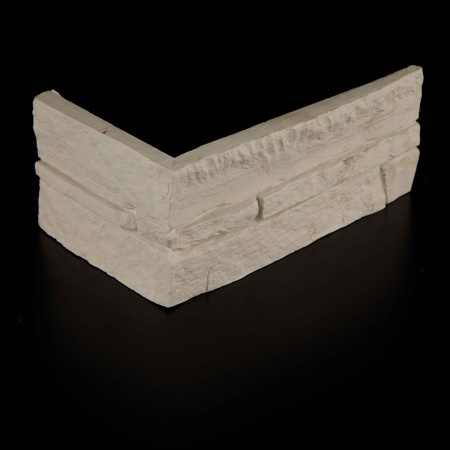 Атланта — декоративный гипсовый камень для внутренней отделки, фактура Угловой элемент 