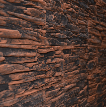 04П4 Декоративный камень Сахара фото, фото отделки, фото на фасаде