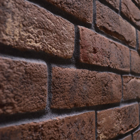 07П9 Декоративный камень Византийский кирпич фото, фото отделки, фото на фасаде