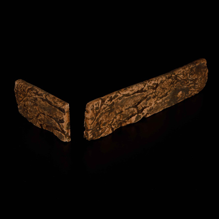 01К1 Угловой декоративный камень Шумерский кирпич фото, фото отделки, фото на фасаде