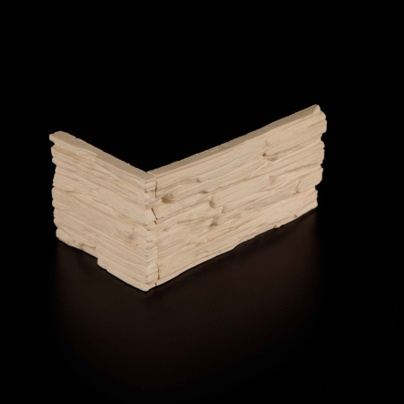 Марсель — декоративный гипсовый камень для внутренней отделки, фактура Угловой элемент 