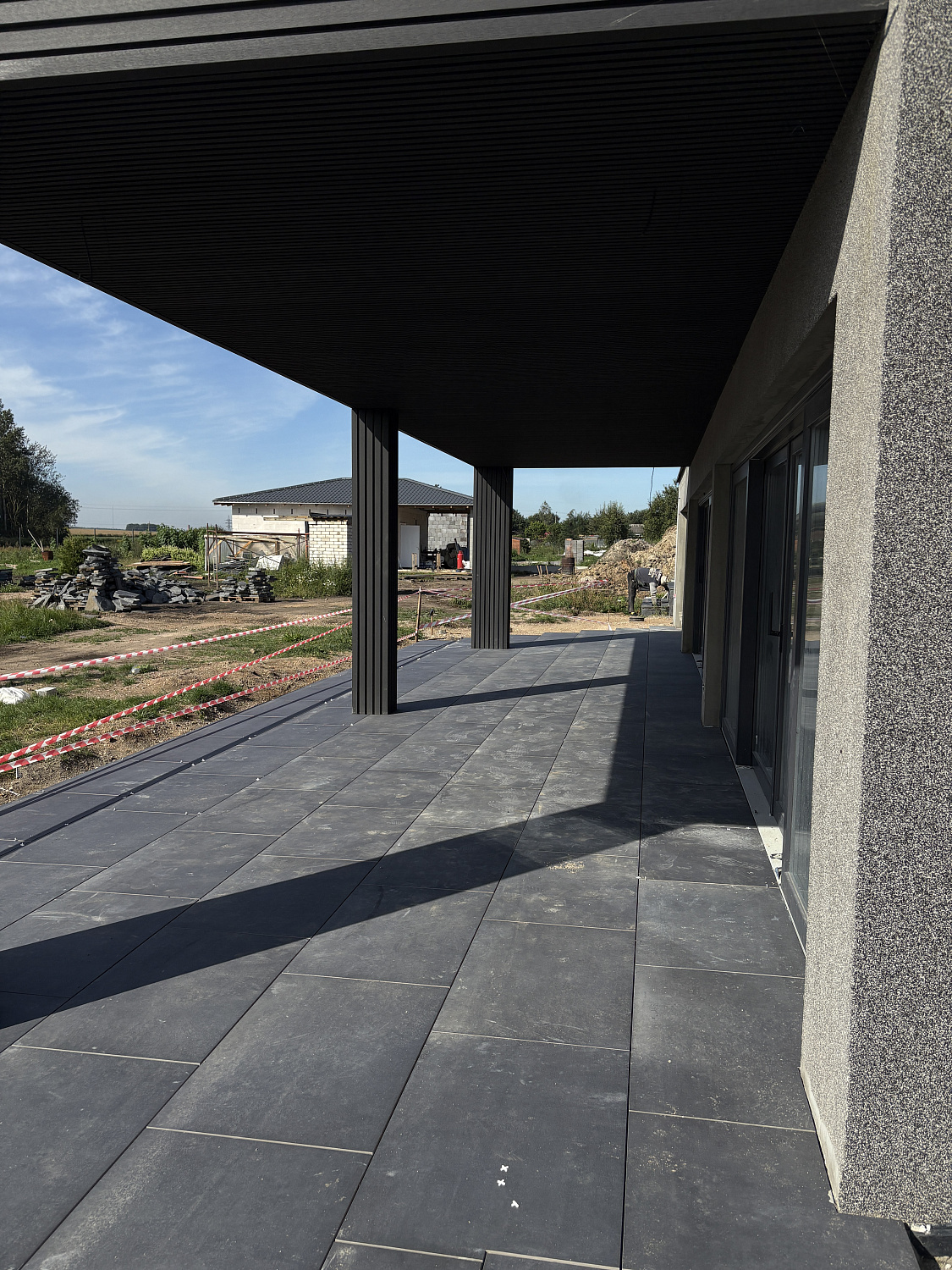 Утолщённый уличный керамогранит 09 PL.Anthracite