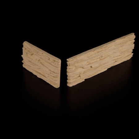 04П2 Угловой декоративный камень Сахара фото, фото отделки, фото на фасаде