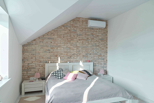 Спальня в стиле лофт