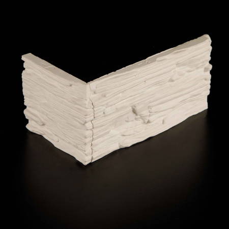 Марсель — декоративный гипсовый камень для внутренней отделки, фактура Угловой элемент 