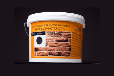 Затирка PETRA в швах между кирпичом и плиткой