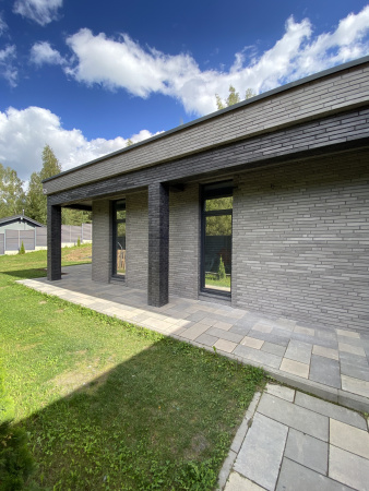 Фасадная плитка Лонг 202 (Ригель) фото, фото отделки, фото на фасаде