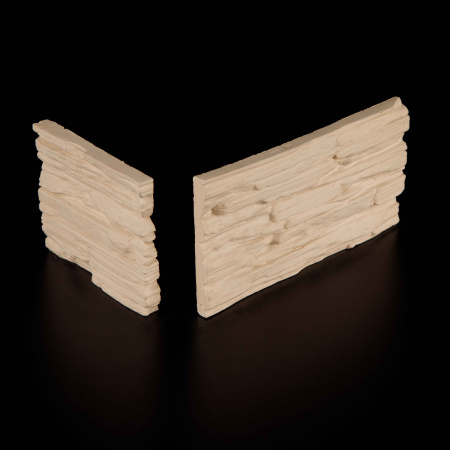 Марсель — декоративный гипсовый камень для внутренней отделки, фактура Угловой элемент 