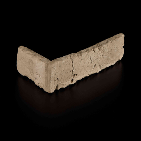 Венеция — декоративный гипсовый камень для внутренней отделки, фактура Угловой элемент 