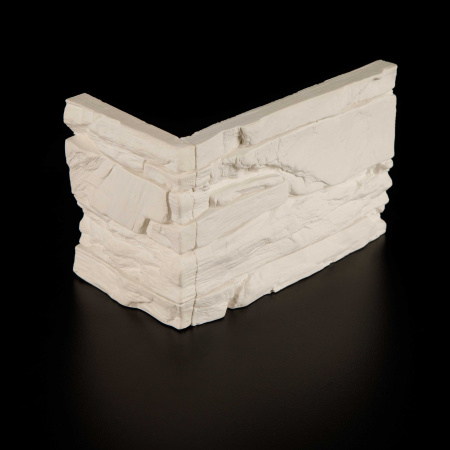 Мадрид — декоративный гипсовый камень для внутренней отделки, фактура Угловой элемент 