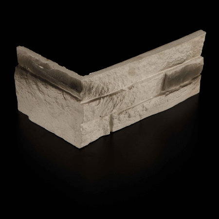 Атланта — декоративный гипсовый камень для внутренней отделки, фактура Угловой элемент 